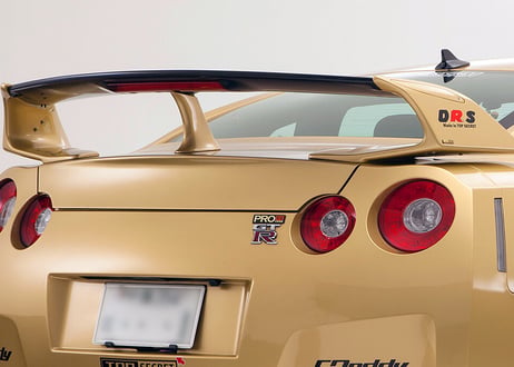 TOP SECRET  R35  可変式リヤウイング（カーボン＋FRP）