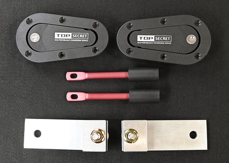 TOP SECRET  BNR32  エアロキャッチ＋専用ステーセット（鍵付き）