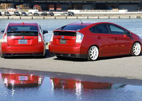 忍*者様 30プリウス用リアバンパー　　レクソン　ジャンク　右側割れあり プリウス30系用リアバンパー GARSON(ギャルソン)・DAD(DR