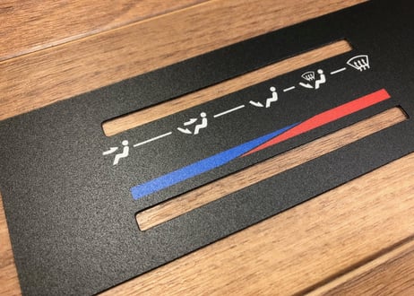 Flo's AE86 ヒーターコントロールパネルカバー