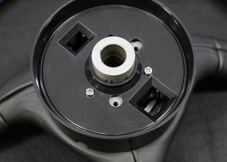 TOP SECRET  BNR32  350φ ステアリングホイール（ホーンボタン付）