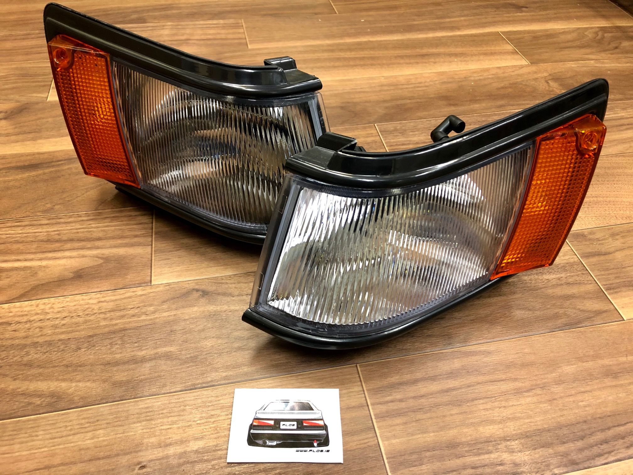 AE111 カローラレビン　左右フロントコーナーレンズ　 純正 中古 original