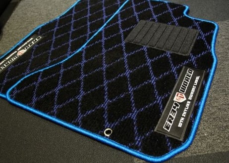 SHAFT AutoService　ER34スカイライン専用フロアマット（レッド / ブルー / アッシュグレー）