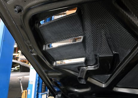 TOP SECRET  R35  ドライカーボン  M17 エアロボンネット