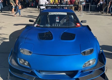 TCP MAGIC  FD3S  G-FACE  フロントバンパーアッパーカナード  タイプTT（フルカーボン）