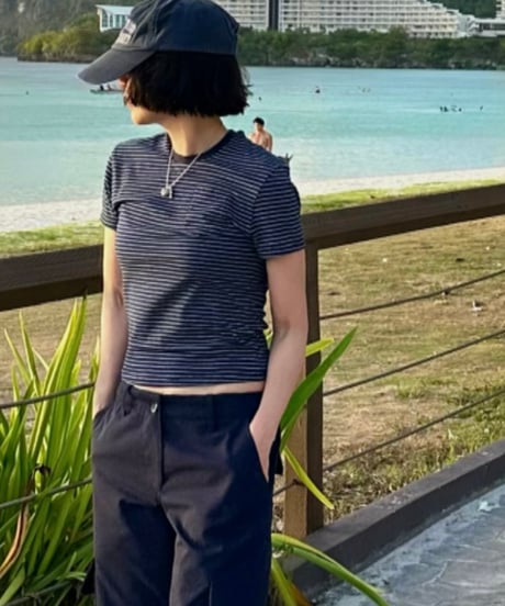W stripe t shirt