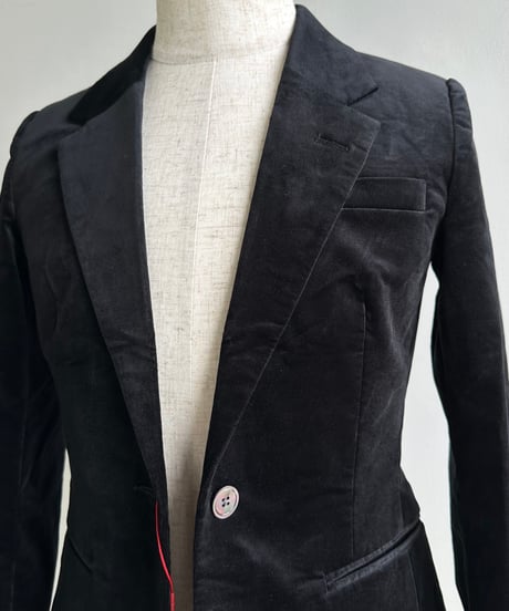 ok.soon×piccadilly velours jacket(black)