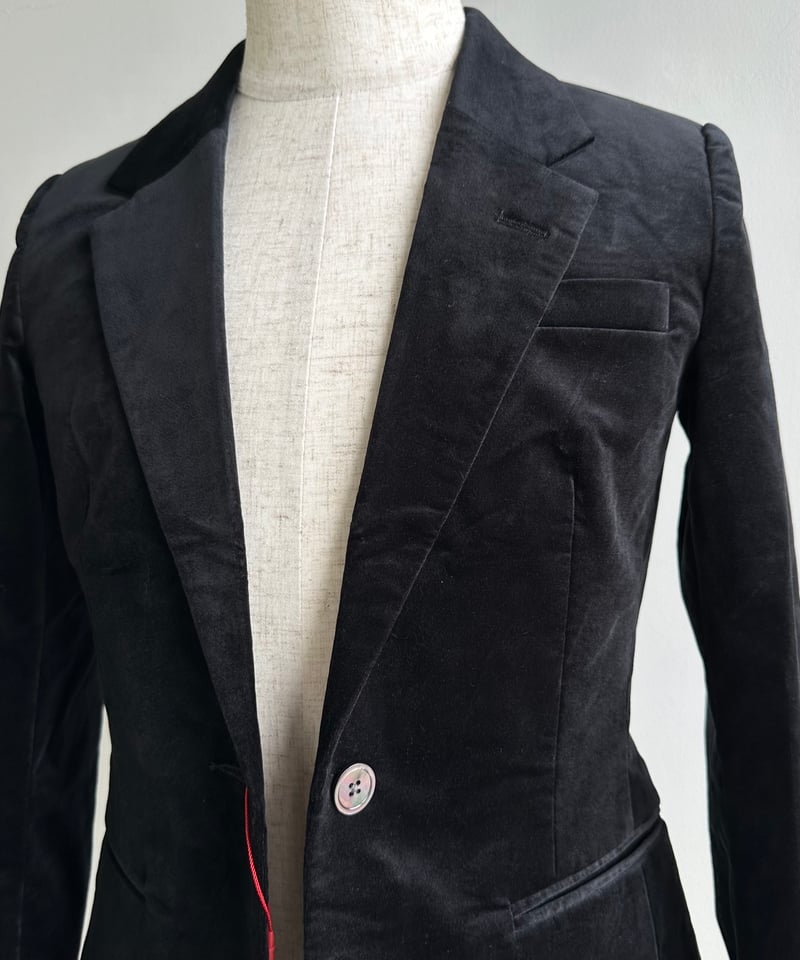ok.soon×piccadilly velours jacket(black) | ok.soon