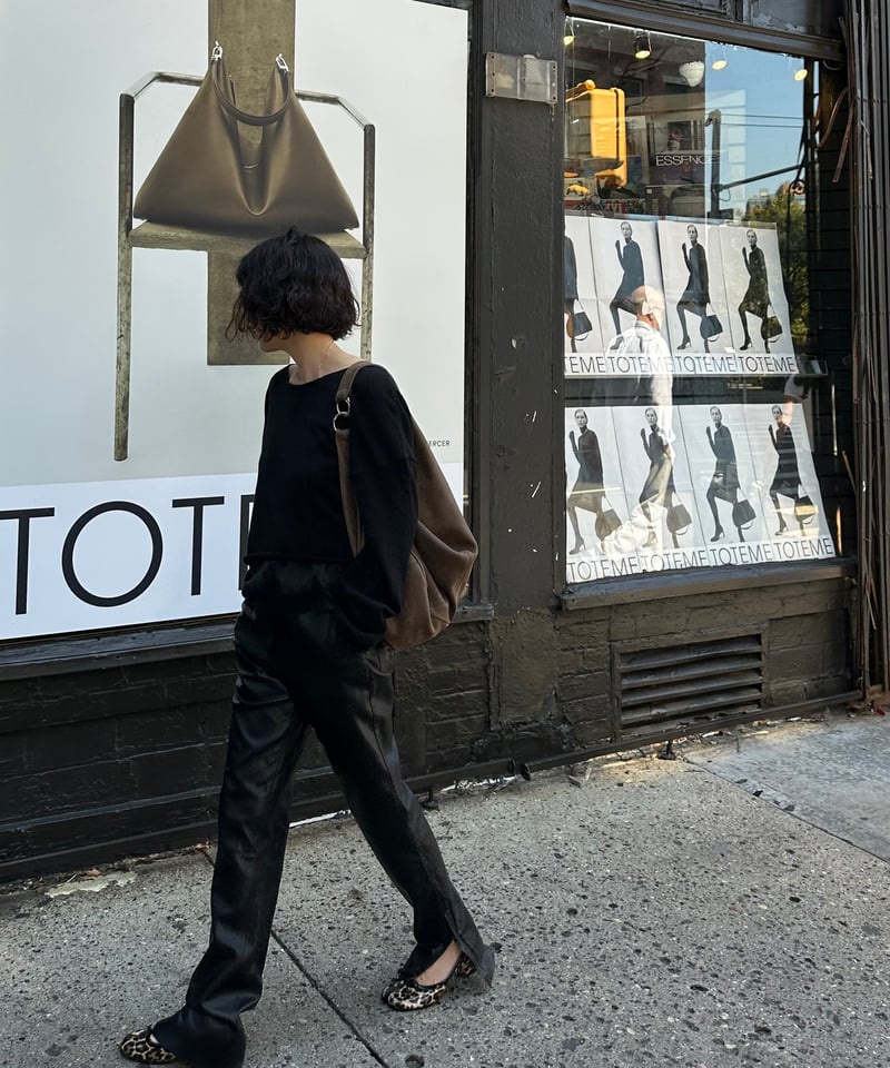 ok.soon オクスン フェイクレザーパンツ　size3 new fake leather pants | ok.soon