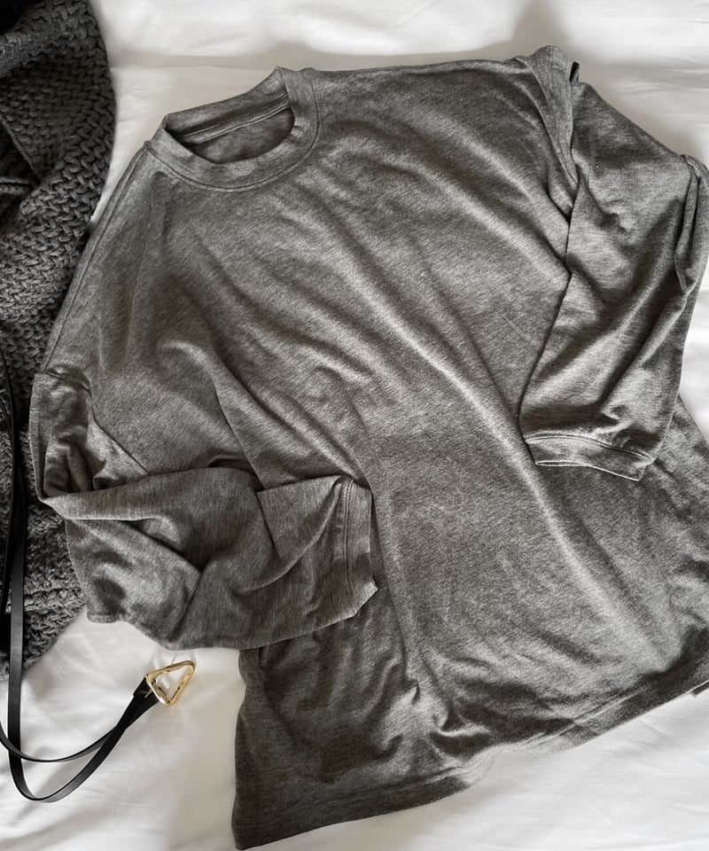 long sleeve t shirt gray | ok.soon