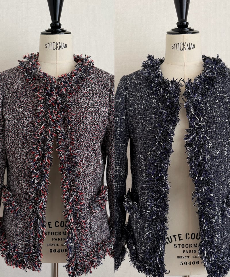 color tweed jacket | ok.soon
