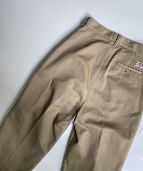 ok.soon×dickies  2tuck tapered chino pants