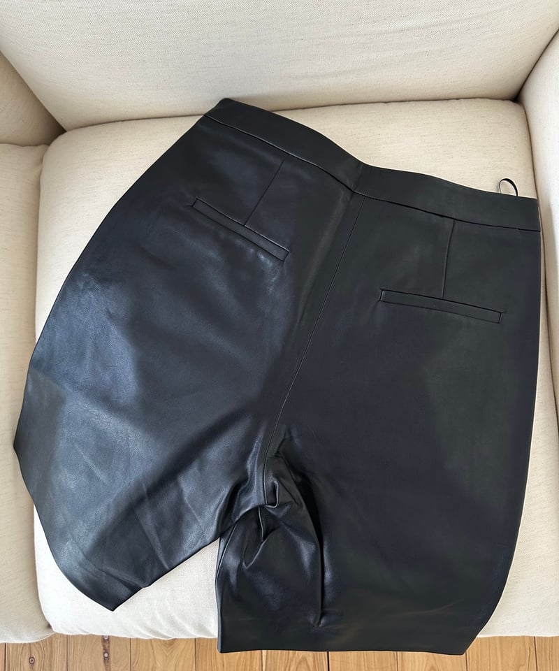 faux-leather half shorts | ok.soon