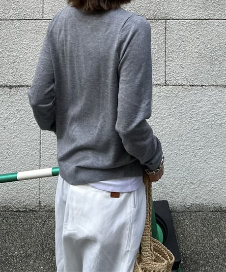 crew neck cardigan