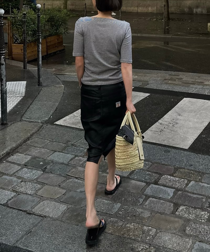 ok.soon×piccadilly COATING DENIM MIDDLE SKIRT | ok.soon×piccadilly COATING DENIM MIDDLE SKIRT |