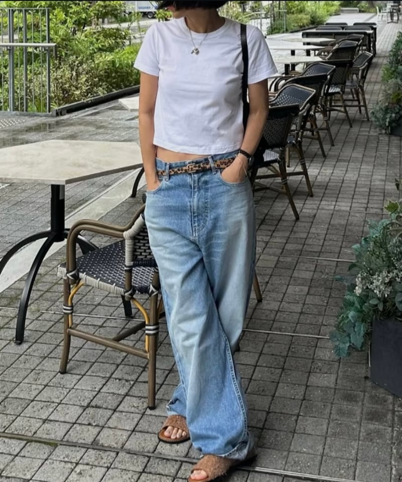 ok.soon 完売 新品未開封　レオパードレザーベルト 本革 pre-order］leopard leather belt | ok.soon