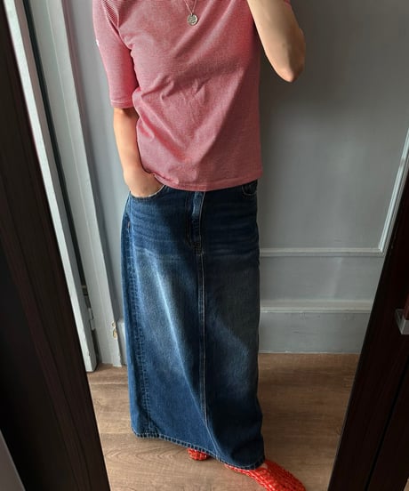 ok.soon×piccadilly OGC DENIM MAXI SKIRT