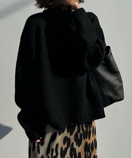 pullover turtle knit
