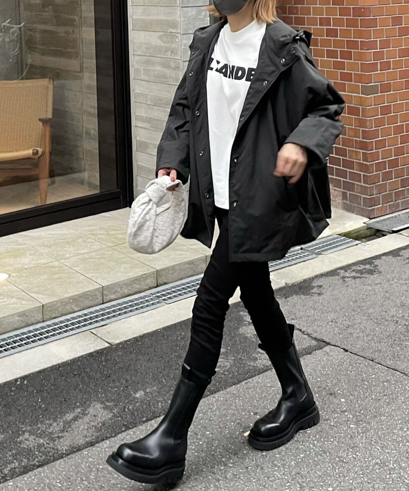 ok.soon hooded blouson オクスン フーデッドブルゾン hooded blouson(black/camel) | ok.soon