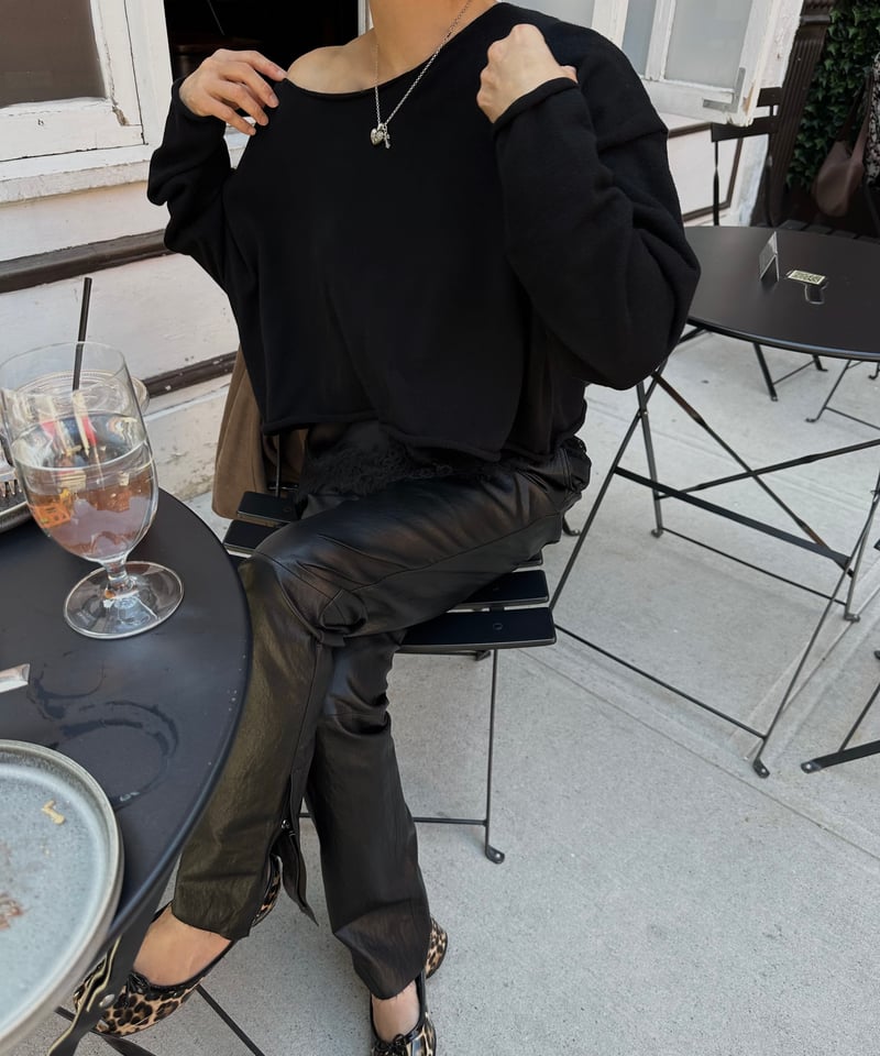 new fake leather pants | ok.soon