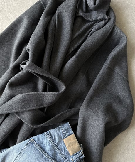 wool gown coat