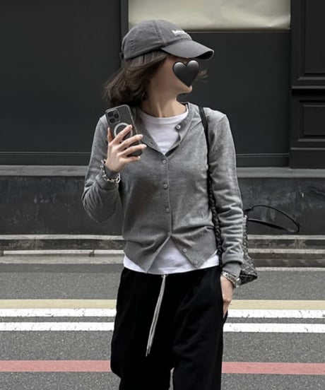 crew neck cardigan