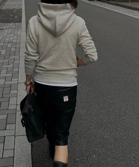 ok.soon×piccadilly COATING DENIM MIDDLE SKIRT