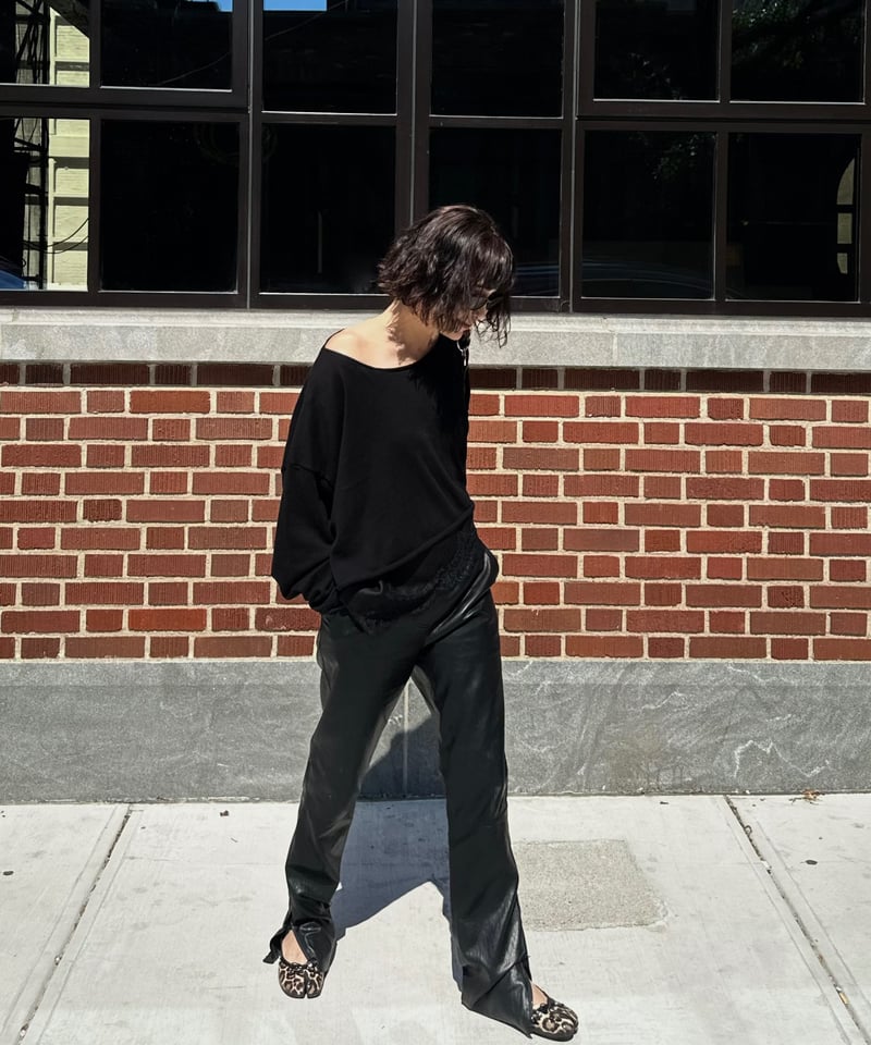 new fake leather pants | ok.soon