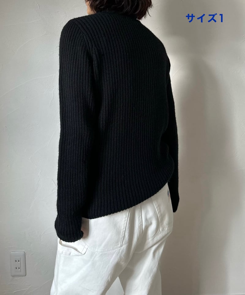turtle neck rib knit | ok.soon