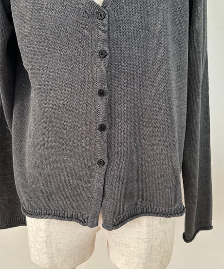 relax series linen blend cardigan & sleeveless knit