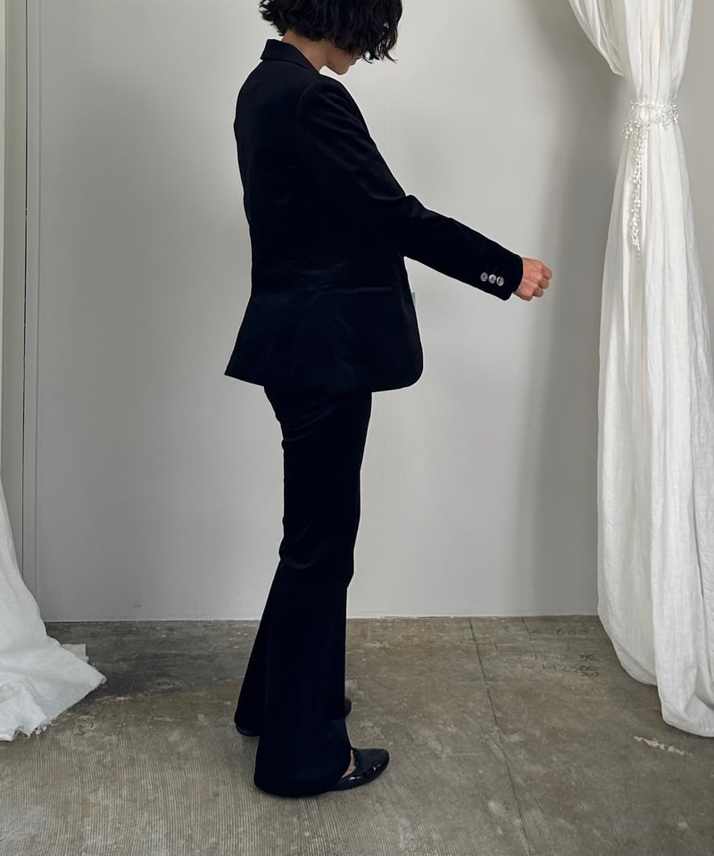 ok.soon×piccadilly velours jacket(black) | ok.soon