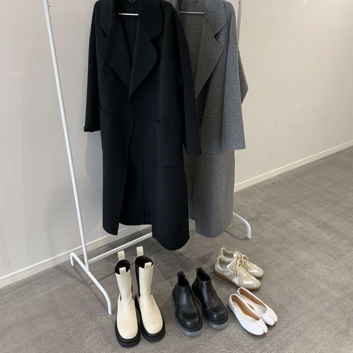 新品】ok.soon light melton coat (gray1) light melton coat(gray