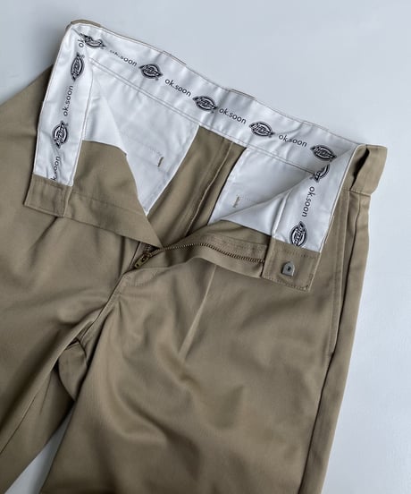 ok.soon×dickies wide chino pants