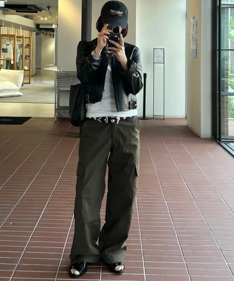 low rise cargo pants