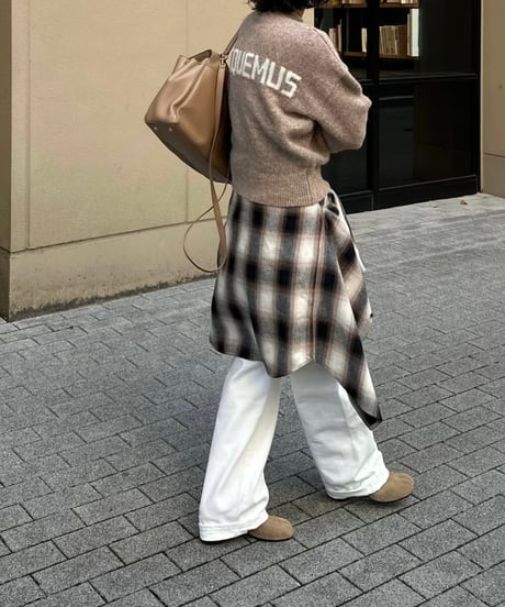 ok.soon×piccadilly cotton white painter pants