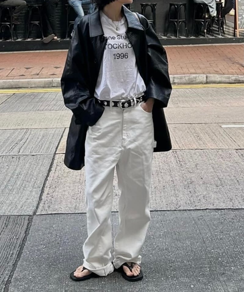 ジャケット・アウター ok.soon faux leather half coat faux leather half coat | ok.soon