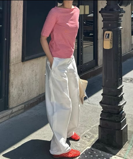 drawstring cotton pants white
