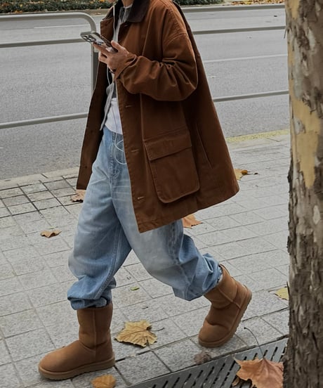 original work jacket brown