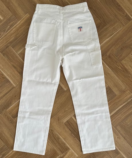 ok.soon×piccadilly cotton white painter pants