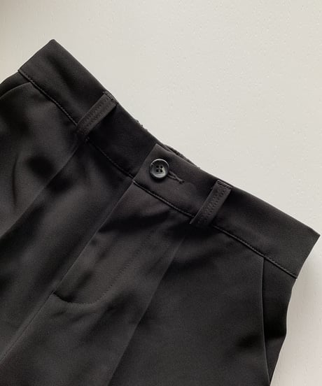 straight slacks (black)