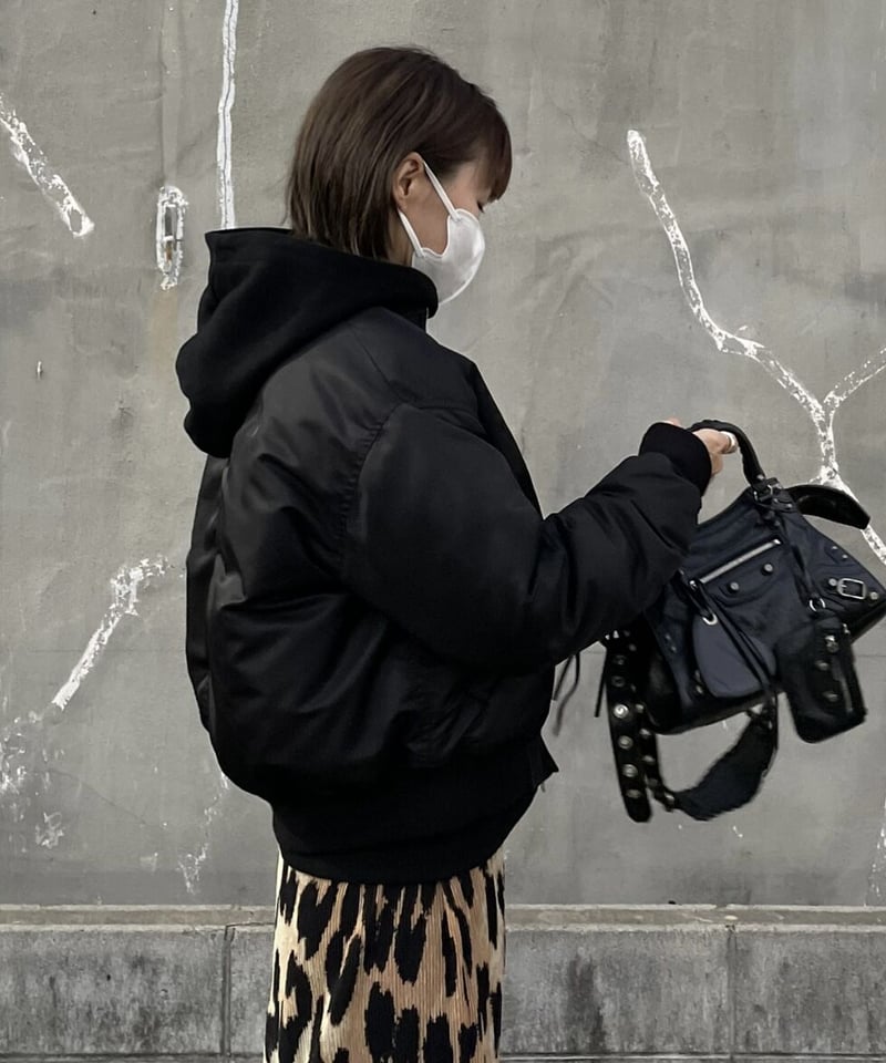 ok.soon / MA-1 ボンバーブルゾン 新品同様 bomber blouson black | ok.soon
