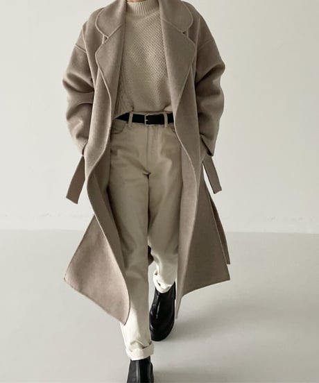 light melton coat(camel)
