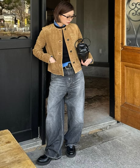 original wide denim black
