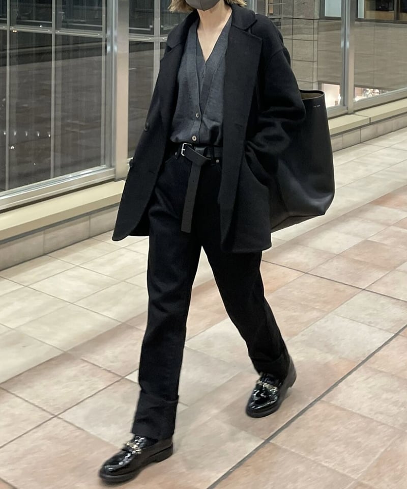 ok.soon ハンドメイド ウールジャケット ブラック ハンドメイドウールジャケットblack | ok.soon