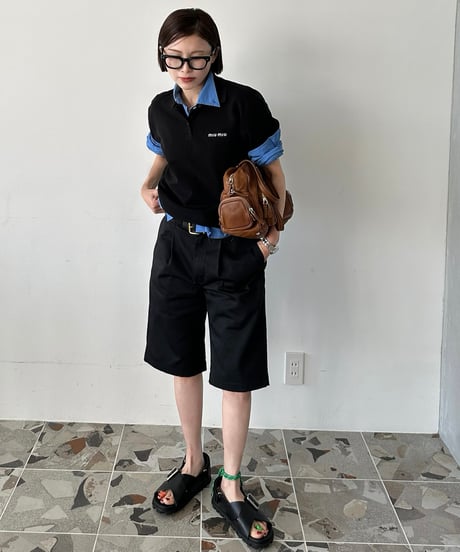 ok.soon×dickies chino half pants