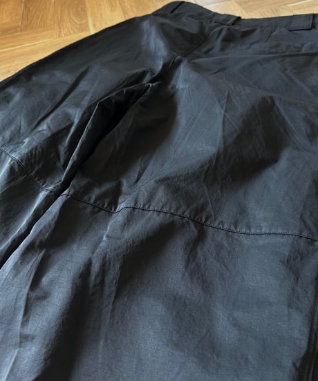 cotton nylon wide pants