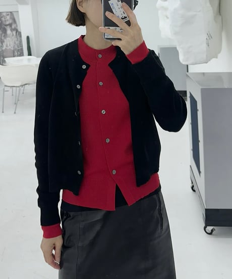 layered cardigan