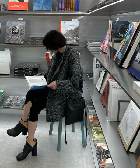 wool tweed half coat