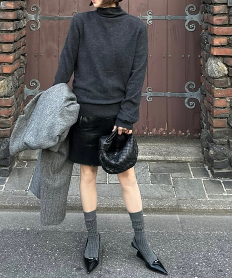 ［easy series］high neck sweater