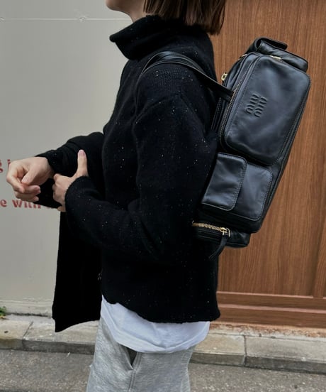 nep yarn high neck,round neck sweater